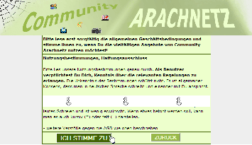 Registrieren von Userprofil und Zugangsdaten